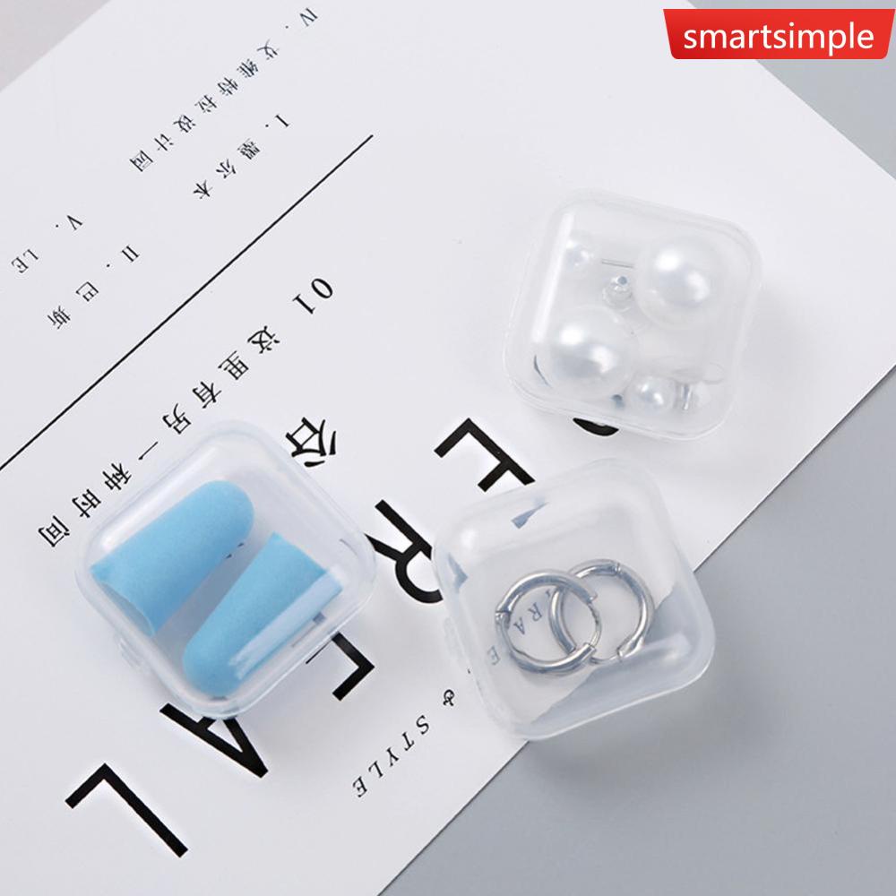 Hộp Nhựa Mini Đựng Trang Sức/Thẻ Nhớ 3.5*3.5CM U6Y7