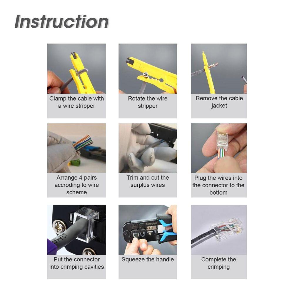Kìm Cắt Mạng Lan RJ45 RJ45 Chuyên Dụng Chất Lượng Cao