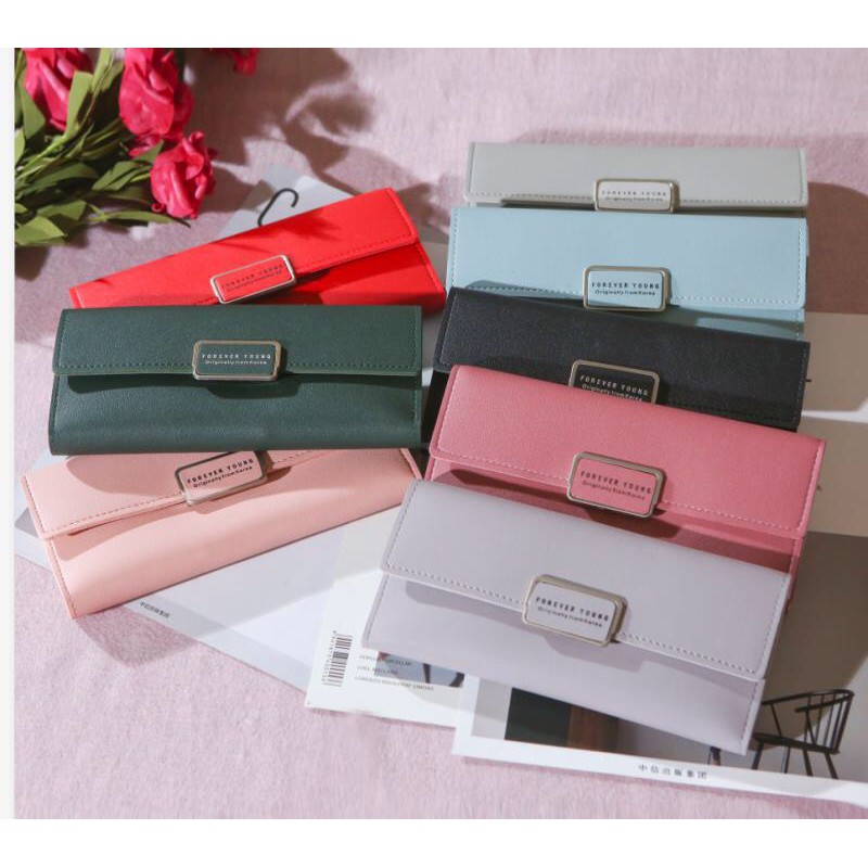 (Bán Buôn Sỉ) Ví Nữ Cầm Tay Dài Forever Young VN7