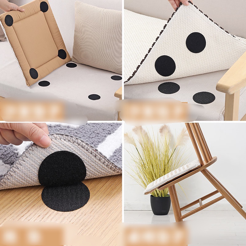 Set 5 Miếng Dán đa năng hai mặt Cố Định Sofa, Thảm Lót Sàn Chống Trượt, Giấy Dán Tường, Tem Dán Đa Năng Hình TRòn MD444