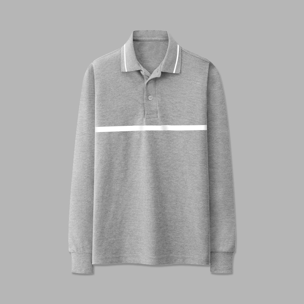 Áo Polo nam dài tay thu đông vải cotton cá sấu cao cấp dáng unisex, áo thun dài tay nam nữ trơn 3 màu basic