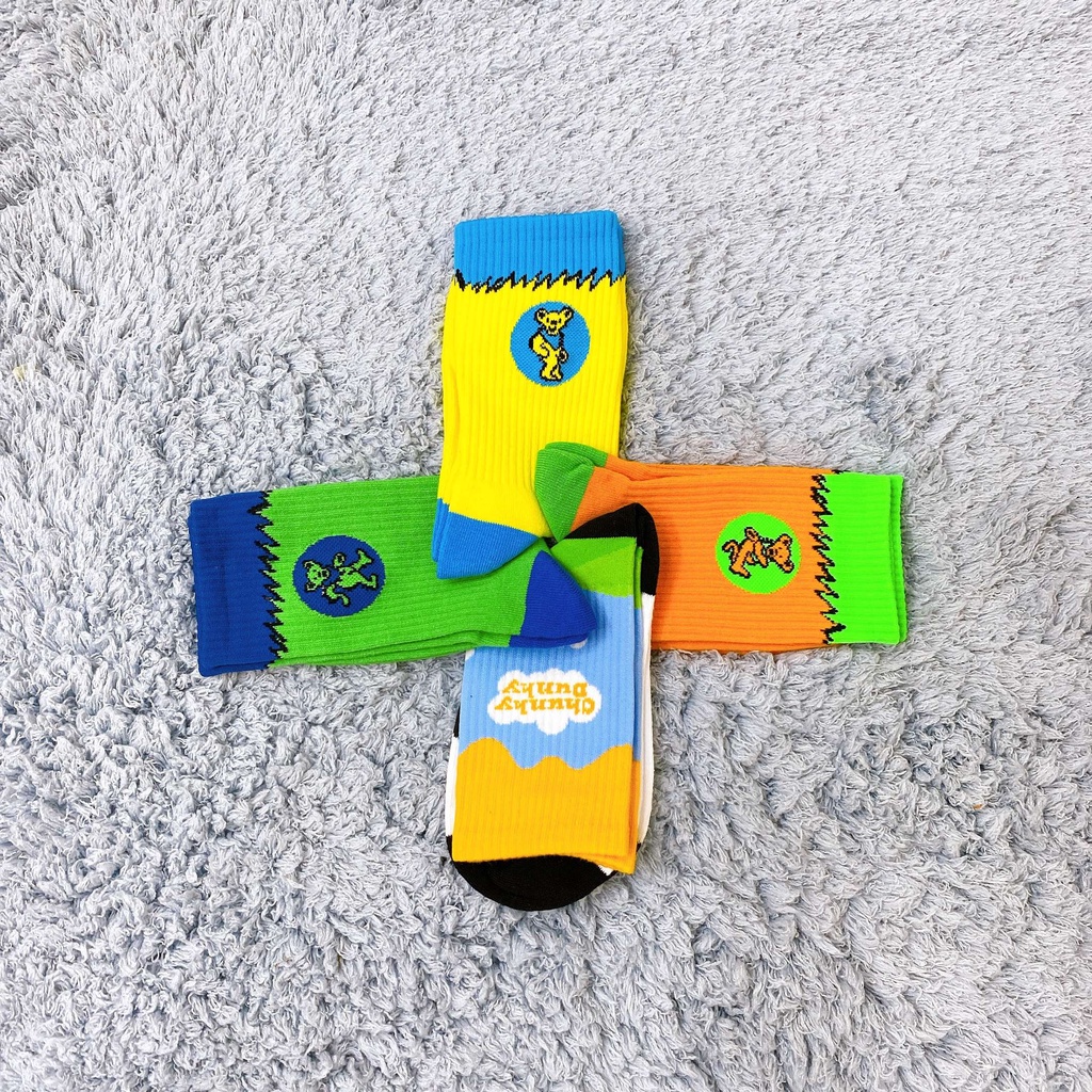 Tất cao cổ vớ nhún đáng yêu thời trang nhiều màu cao cấp MOKANA TC04