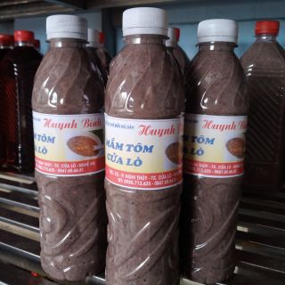 Mắm tôm Cửa Lò chính gốc chai 500g