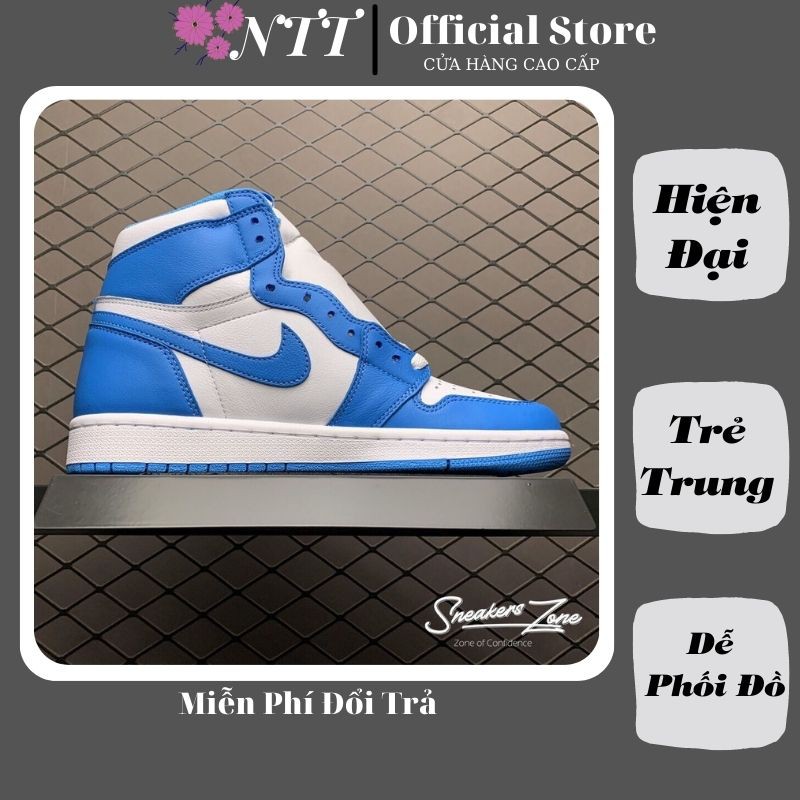 Giày Sneaker ❤️FREESHIP❤️ Giày JD Xanh Cổ Cao - Giày Thể Thao Full Size Nam Nữ