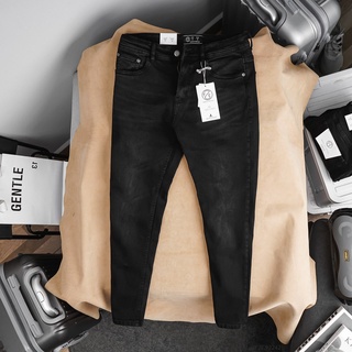 Quần jean nam đen xám form slim fit tôn dáng phong cách trẻ trung