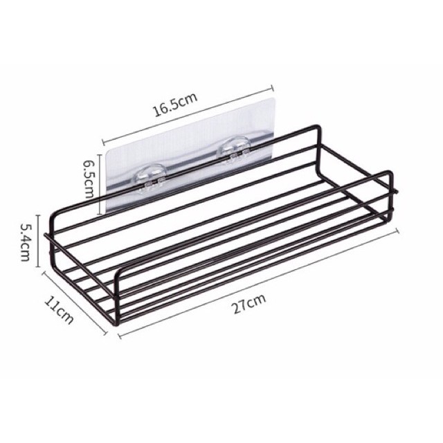 Kệ Góc Dán Tường Siêu Dính Trong Nhà Tắm, Kệ Để Đồ Nhà Bếp Chịu Lực Tốt Không Cần Khoan Đục