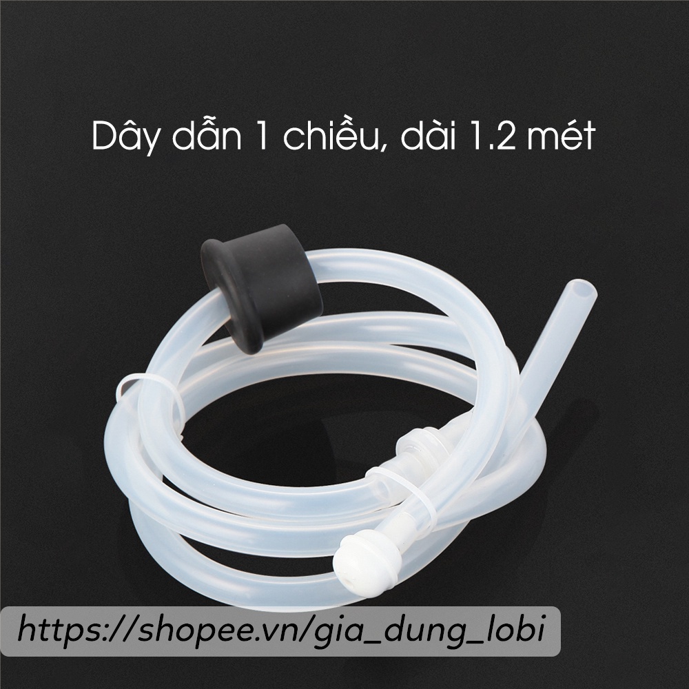 Bô vòi bơm nước rửa chén lắp chìm bồn rửa Vòi hút xà phòng thông minh ống dẫn silicon dài 1.2m