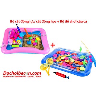 Combo Bộ đồ chơi Cát động lực + Bộ câu cá (Tối đa 3 combo)