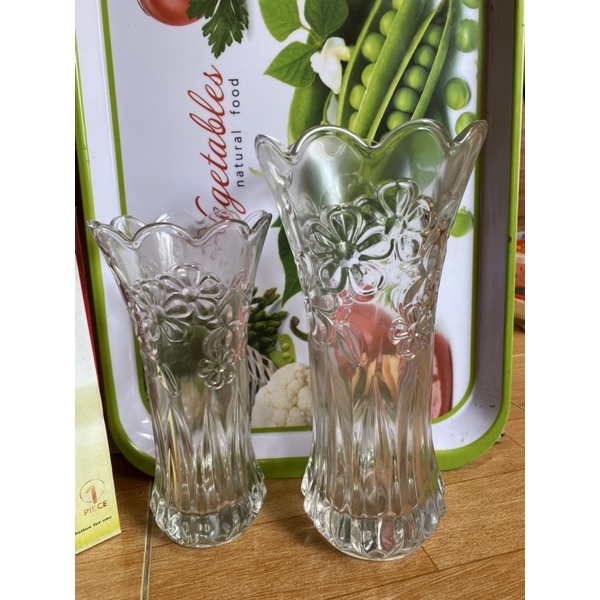 Lọ hoa thủy tinh pha lê cỡ lớn 30cm 🌼