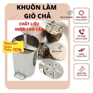 Khuôn làm giò thủ, khuôn làm giò chả inox cao cấp 0.5kg, 1kg, 1.5kg sale cuối năm