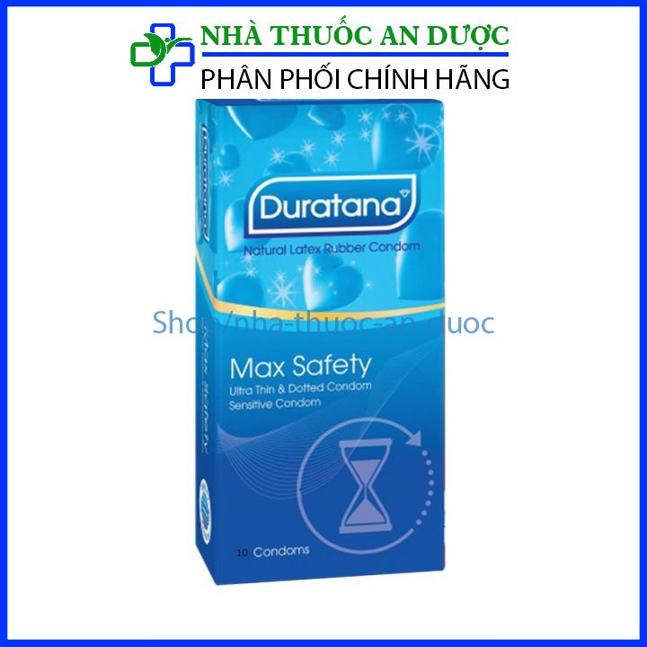 - Bao cao su Duratana - bcs gân gai siêu bôi trơn Hộp 10 chiếc