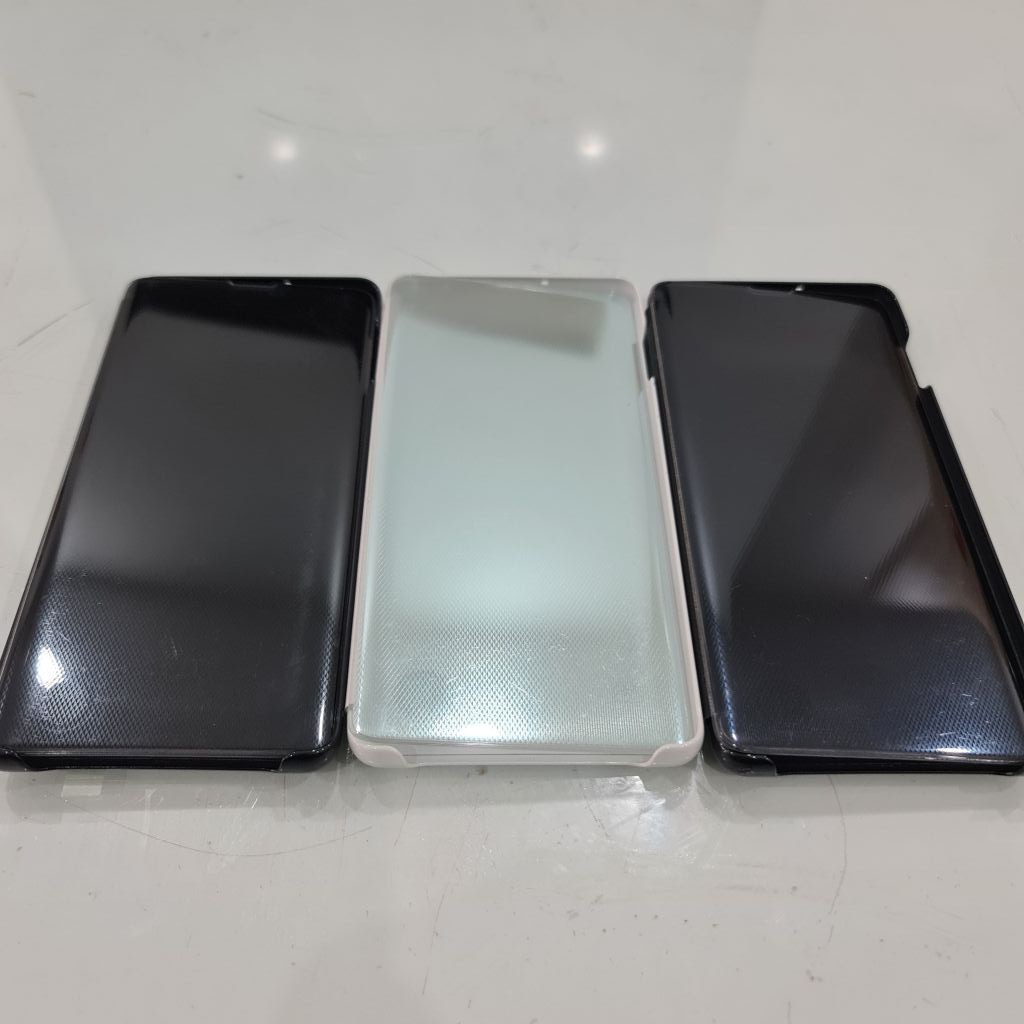 Bao Da Clear View Samsung Galaxy S10 Plus