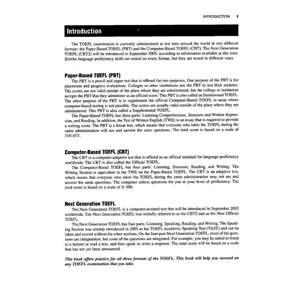 Sách - Barron's Practice Exercises For The Toefl 5th Tặng Bút Bi