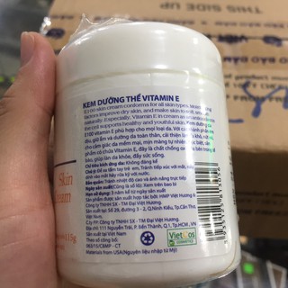 HŨ 115g Kem dưỡng thể bông lúa E100 vitamin E 115g