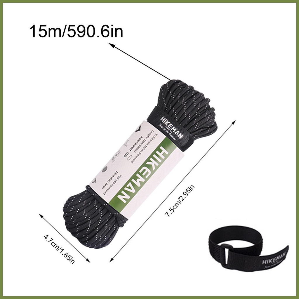 Dây Dù Sinh Tồn Màu Phản Quang Lõi 10 Sợi Dày Dặn Đa Năng