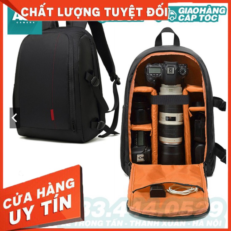 SIÊU RẺ | Balo đựng máy ảnh chống nước chuyên nghiệp, balo 2 trong 1 đựng cả máy ảnh và laptop - AUG Camera Hà Nội