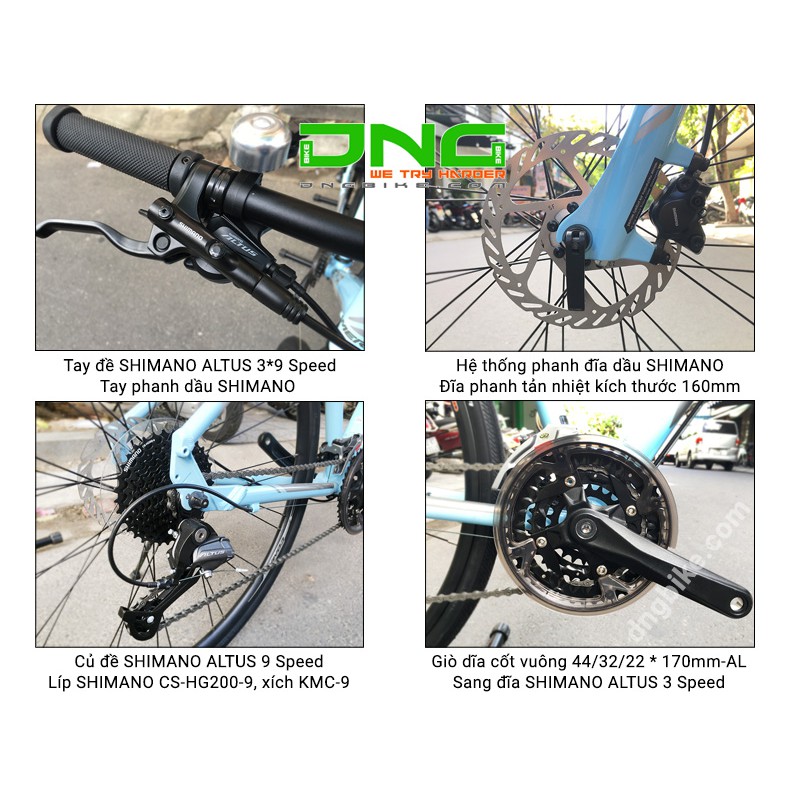 Xe đạp Touring MERIDA CROSSWAY 100 2021 size 44