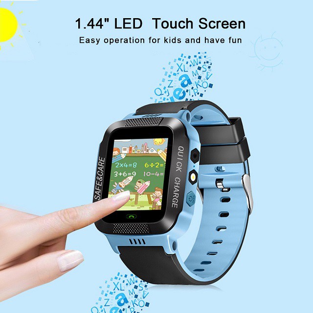 Đồng hồ thông minh có định vị EcoWATCH E5 Có Tiếng Việt, Có Cảm Ứng - Nghe Gọi 2 Chiều dành cho trẻ em