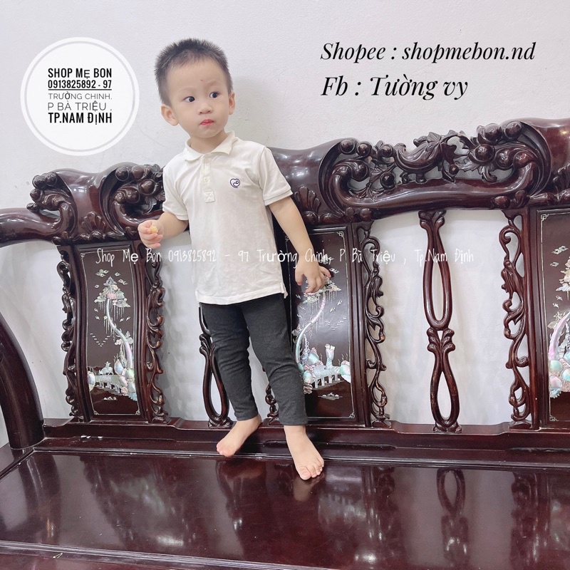 Áo dài tay Bu Polo Ponie cho bé trai bé gái