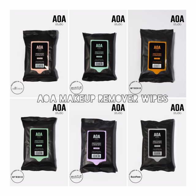 [CÓ SẴN] Khăn Tẩy Trang AOA Makeup Remover Wipes