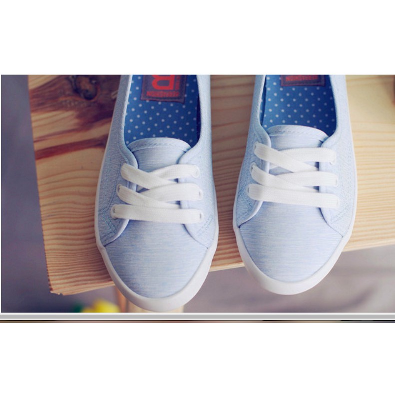 Giày slip on vải cotton giả dây siêu mềm siêu nhẹ thoáng mát | BigBuy360 - bigbuy360.vn