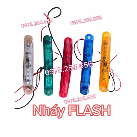 Nháy FLASH 24V đèn sườn ô tô led nháy các loại mầu đèn nhấp nháy siêu hót