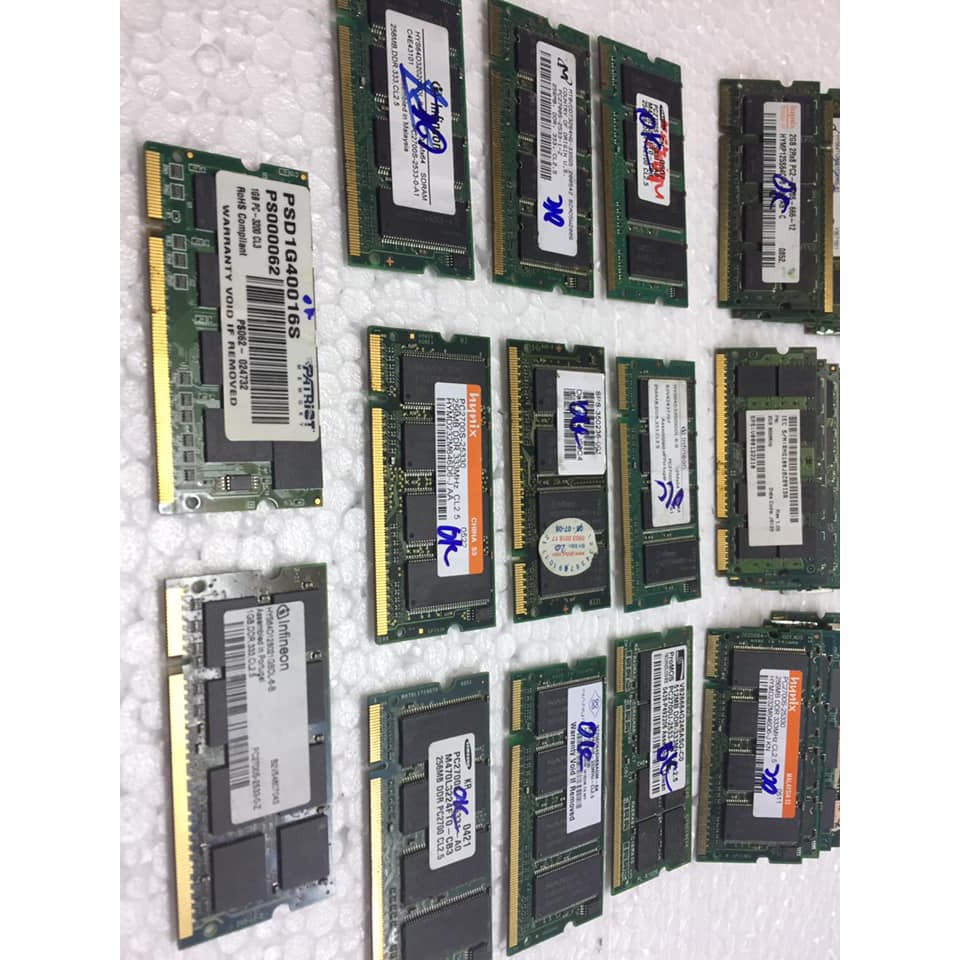 Ram DDRam I Laptop 512Mb PC 333 PC 400