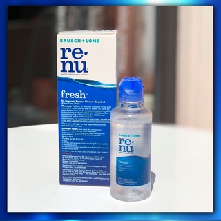 Nước ngâm Renu 120ml | Dung dịch rửa và ngâm kính áp tròng Renu Mỹ 120ml | Tặng hộp đựng Lens | Chính hãng Mỹ