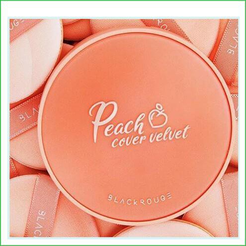 ( HOT NEW) PHẤN NƯỚC “TRÁI ĐÀO” BLACK ROUGE PEACH COVER VELVET CUSHION