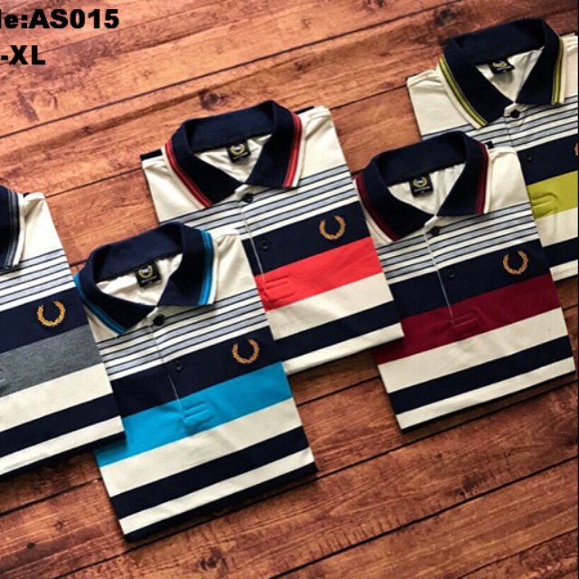 Áo thun sọc nam cotton hoàng gia