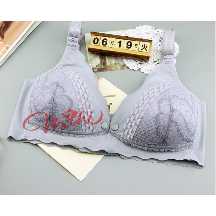 Áo Lót Bầu Cao Cấp - Áo Ngực bầu sau sinh cho con bú ti chống chảy xệ không gọng có mút Size lớn - Đồ lót bà bầu Bigsize