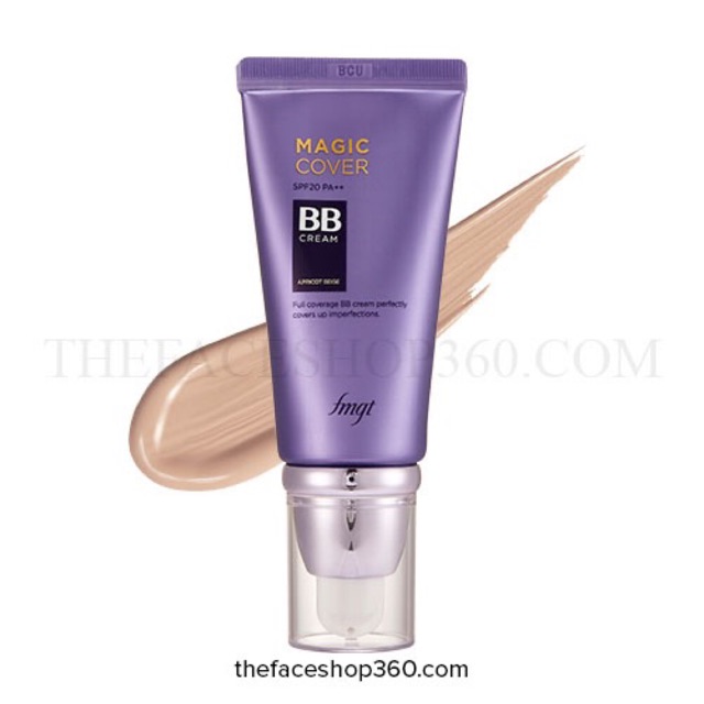 Kem nền Magic Cover BB Cream SPF20 PA++ fmgt The Face Shop (45ml)