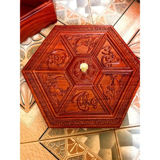 Khay đựng bánh kẹo Gỗ Hương đỏ