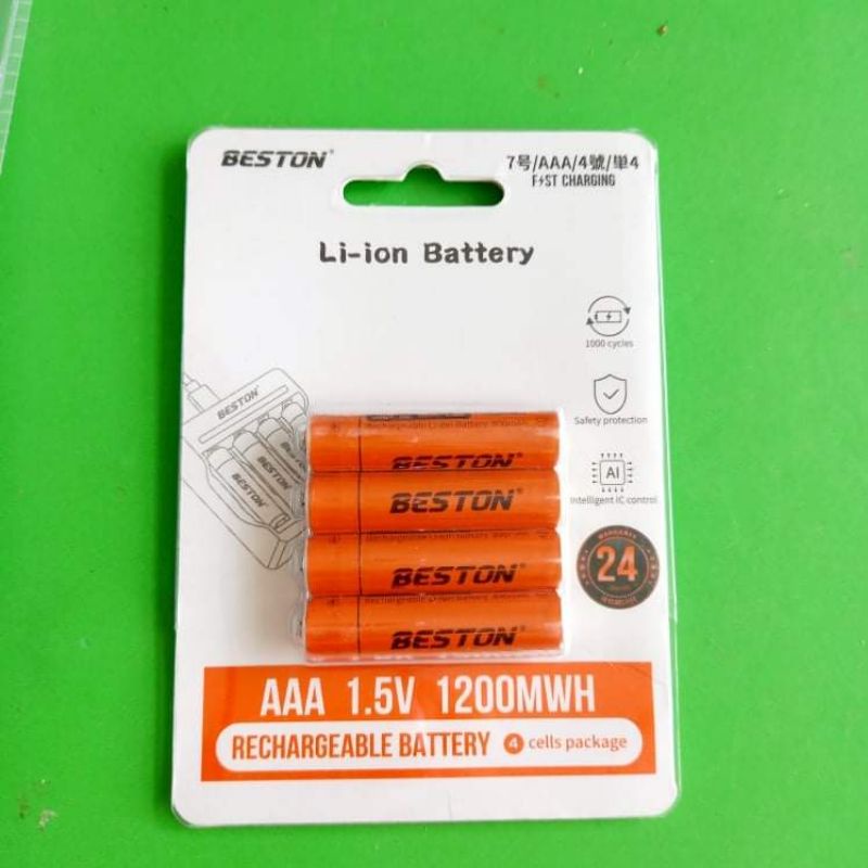 Pin sạc Besto 1.5V AA3500mWh/AA2800mWh/AAA800mWh/AAA1200mWh và sạc BST-M7012 có 8 khe