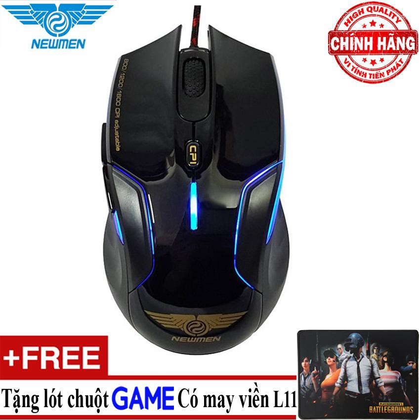 Chuột chuyên Game Newmen N500 Plus 2018  - Tặng lót chuột game L11