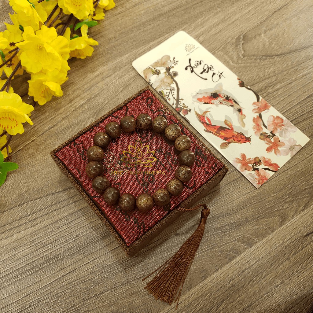 Vòng Tay Trầm Hương Hạt Tròn Đơn 8/10/12/14/16/18mm Trầm Tốc Việt - Mộc Trầm Hương | BigBuy360 - bigbuy360.vn