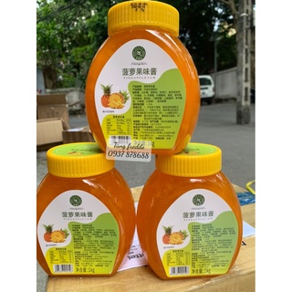 Sauce / mứt sốt dứa hekhang đài loan hộp 1kg - pha trà hoa quả đỉnh cao