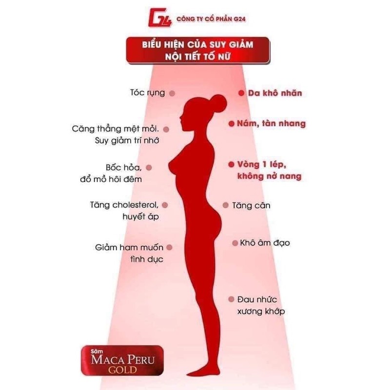 Sâm Maca Peru Gold cân bằng nội tiết tố, đẹp da đẹp dáng giảm rụng tóc
