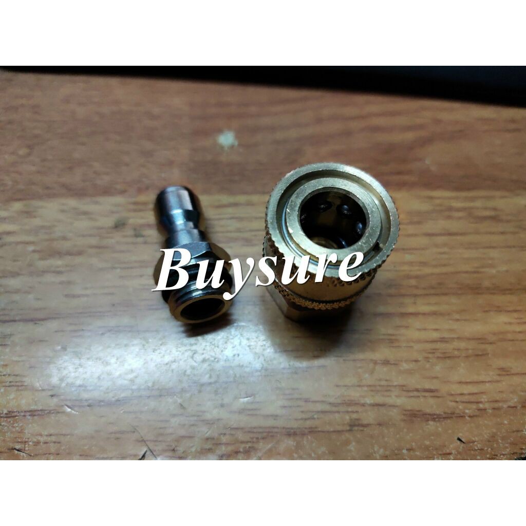 Bộ Khớp Đồng Nối Nhanh Ren 14mm rửa xe