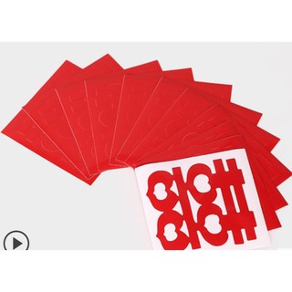 Decal chữ hỷ size 9x9cm