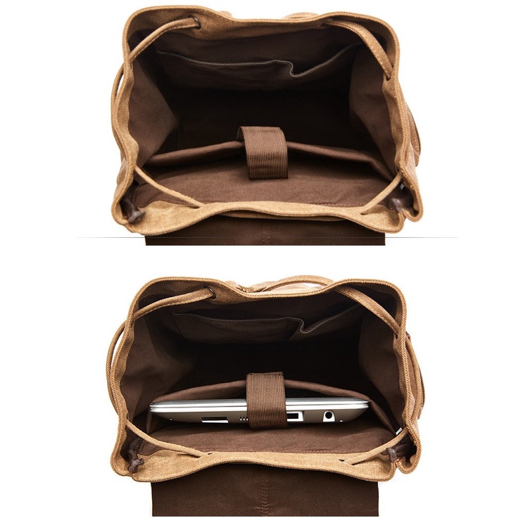 Balo Nam vải Canvas phong cách Vintage