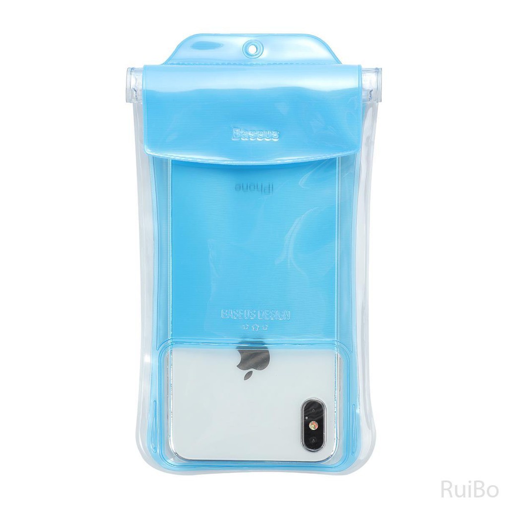 Túi chống nước Baseus cho điện thoại từ 4-7 inch(tặng dây cuốn sạc và tai nghe)