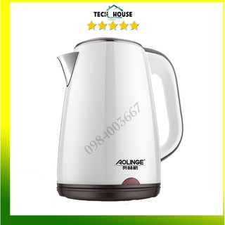 Ấm siêu tốc giữ nhiệt 24h inox không gỉ 304 chống bỏng kép 1500W