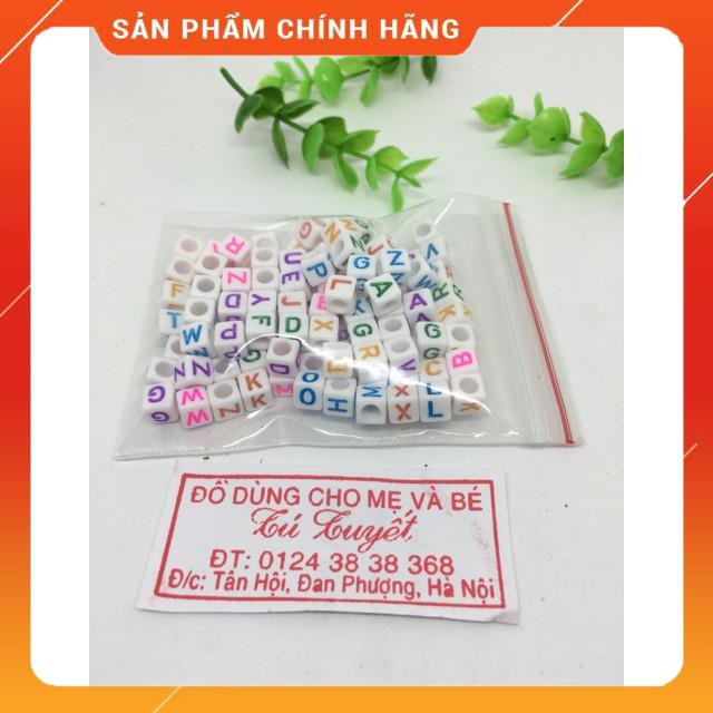 Combo 100 chữ nhựa các màu