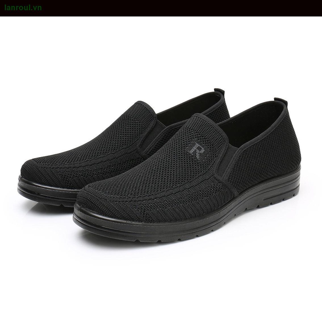Giày Vải Đế Mềm Thoáng Khí Size Lớn 48 Size 47 46 Size 45 Dành Cho Nam Trung Niên