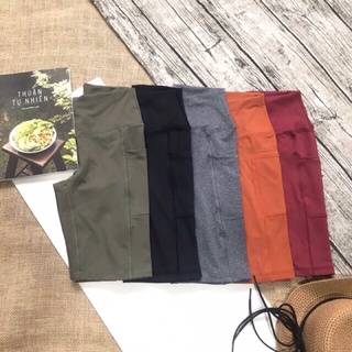 Quần Biker Short Có Túi