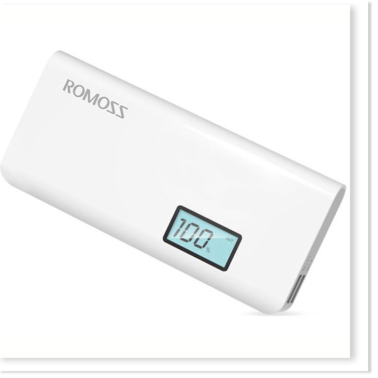 Pin sạc dự phòng romoss sense 4 dung lượng 10400mah tự động ngắt khi pin đầy