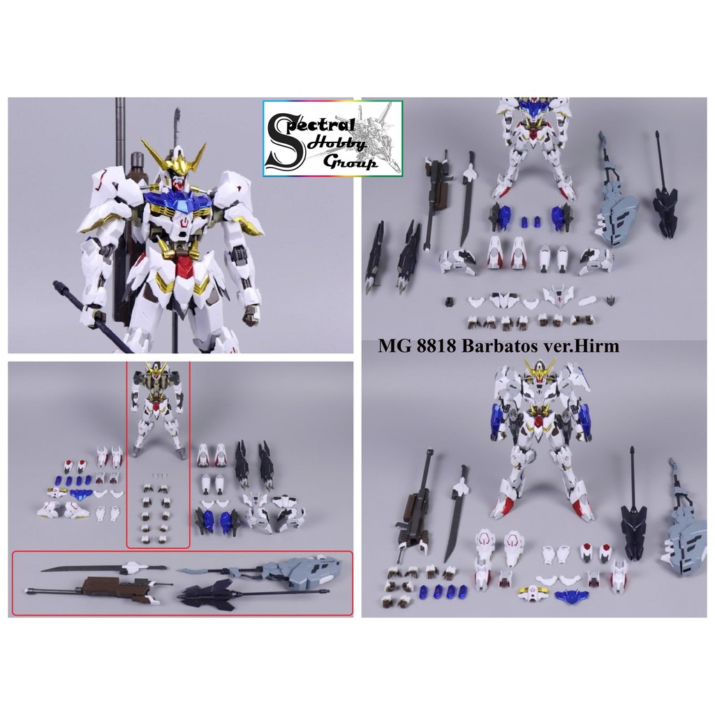 Mô hình lắp ráp MG Gundam Barbatos 8818 ver. HIRM forrm 1 &amp; 6 Daban