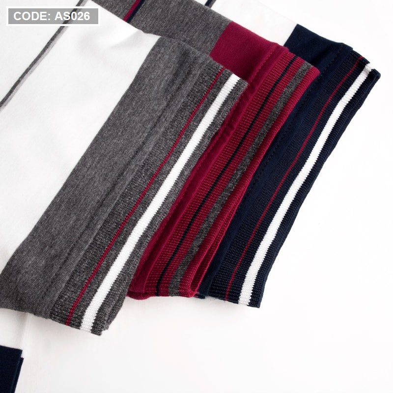 Áo thun sọc nam có túi cao cấp gồm 7 màu (size L->XXL) 026 022 | BigBuy360 - bigbuy360.vn
