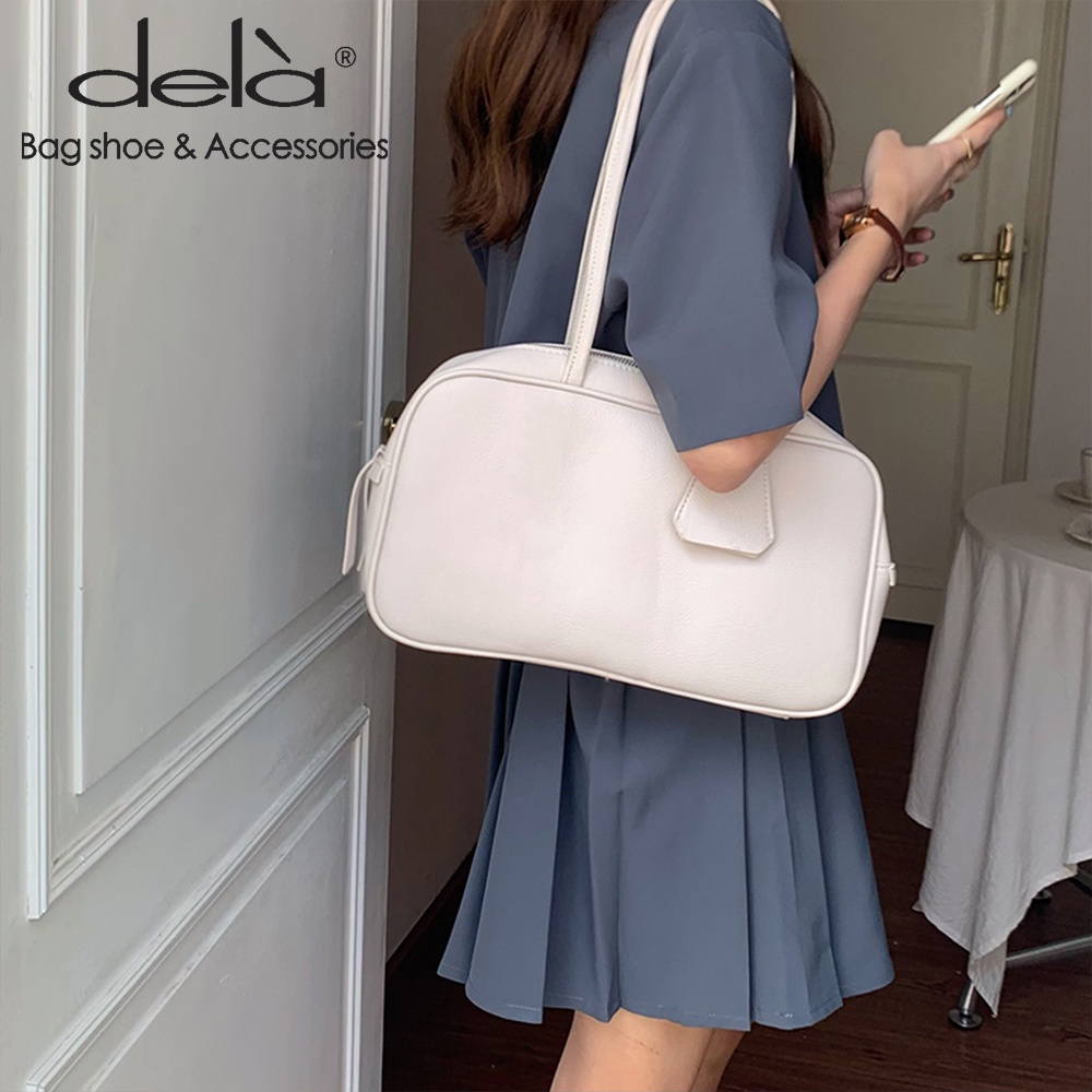 Dela niche Túi tote Đeo Vai Sức Chứa Lớn Giản Dị Hàng Mới